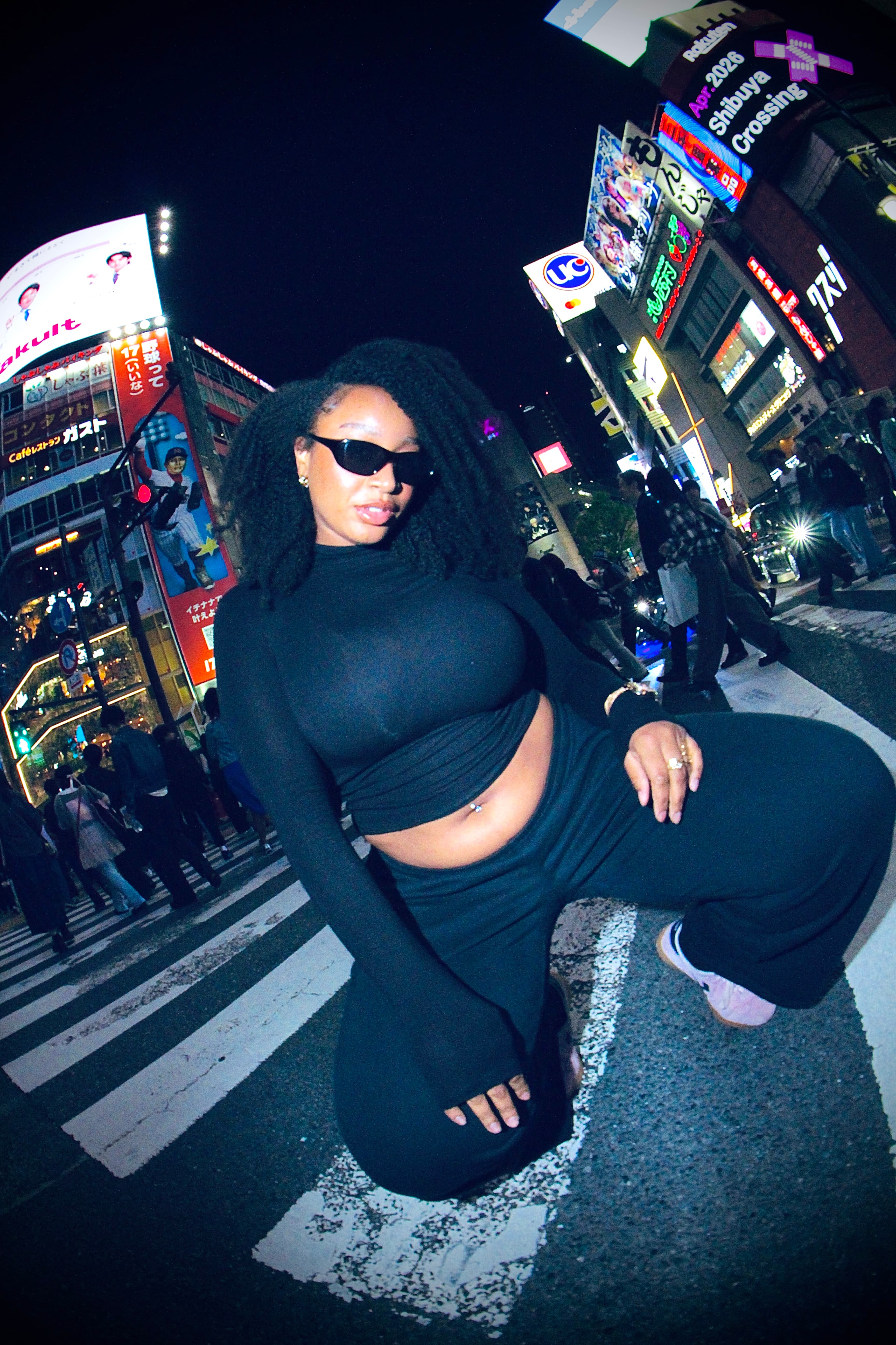 Cinematic Tokyo portrait by @ Studio ON, photographed at Shibuya Crossing